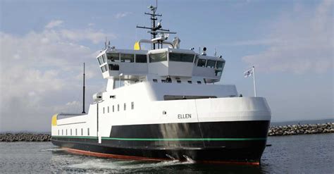 Ellen le plus grand ferry électrique au monde réalise sa première