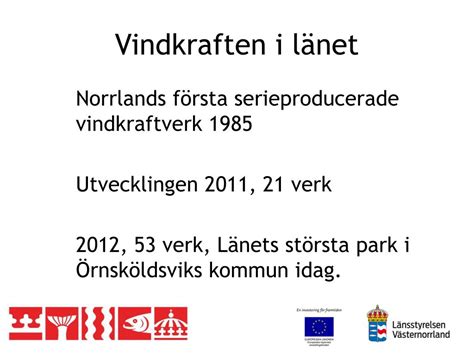 PPT VINDKRAFT I VÄSTERNORRLAND PowerPoint Presentation free