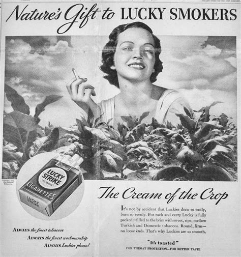 More Early 1930′s Cigarette Advertising Action And Vitality Fit To Print