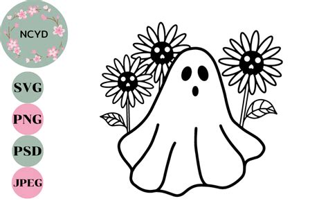 Halloween Ghost Svg Graphic By Ncyd Shop · Creative Fabrica