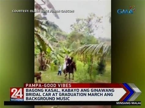 Oras Bagong Kasal Kabayo Ang Ginawang Bridal Car At Graduation