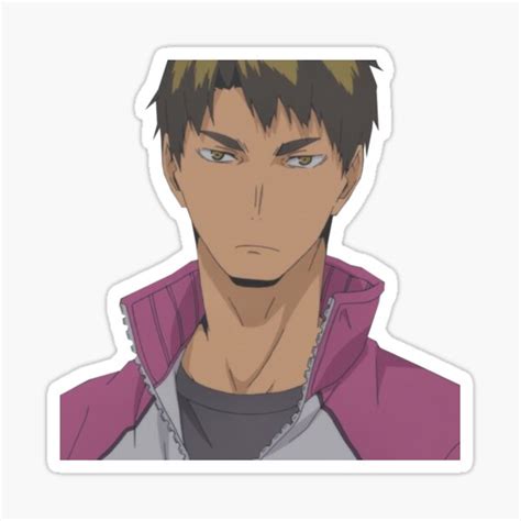 Wakatoshi Ushijima Sticker For Sale By Kawaiicrossing Redbubble