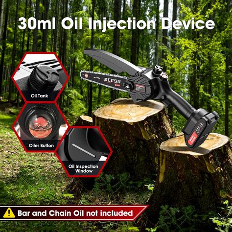 Buy Inch Mini Chainsaw Seesii Cordless Chainsaw With X Ah