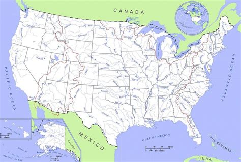 List Of Rivers Of The United States - Wikipedia - Us Rivers Map ...