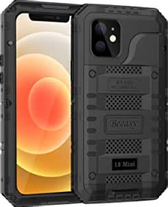 Beeasy Coque Pour IPhone 12 Mini Etanche Antichoc IP68 Impermeable