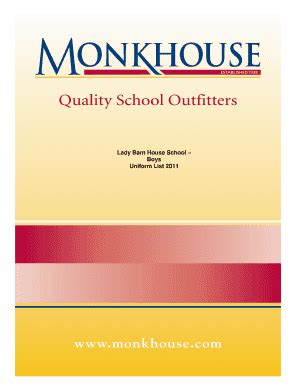 Lady Barn House School Uniform - Fill Online, Printable, Fillable ...