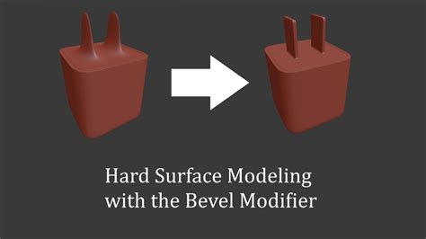 Blender Hard Surface Modeling Made Easy Bevel Modifier Youtube