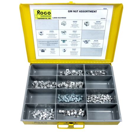 Gm Nut Assortment Rogo Fastener Co Inc