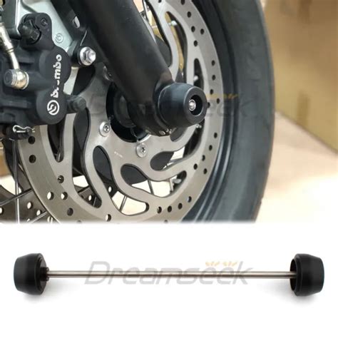 Curseur D Essieu Fourche Roue Avant Pour Triumph Bonneville Speedmaster