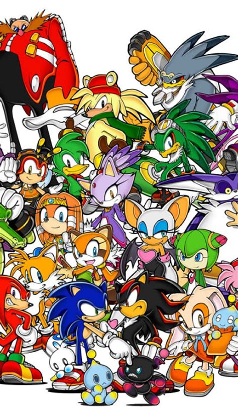 Sonic The Hedgehog Characters Wallpaper