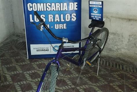 Recuperaron Una Bicicleta Robada A Una Mujer