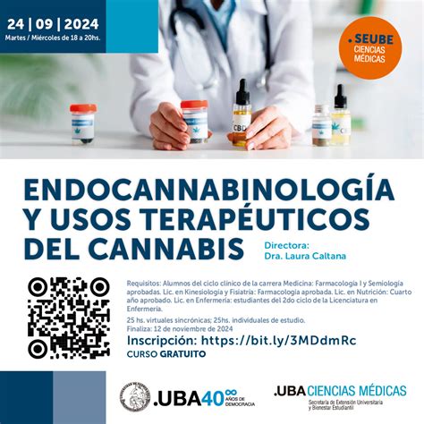 Curso De Endocannabinolog A Y Usos Terap Uticos Del Cannabis Facultad