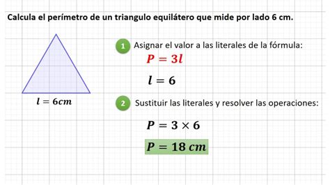 Perímetro Y área Del Triángulo Equilátero Aula05mate