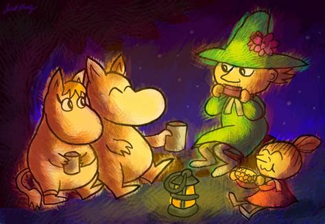 Did some Moomin fan art! : Moomins