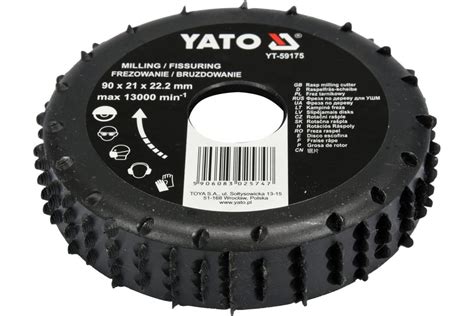 Фреза по дереву для УШМ 90 мм YATO YT-59175 - выгодная цена, отзывы ...