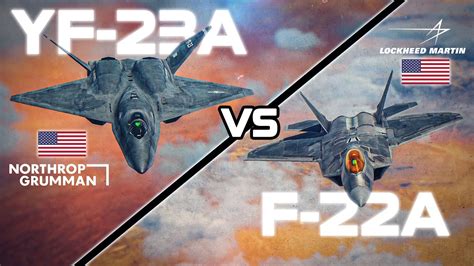 F 22 Raptor Vs YF 23 Black Widow II Advanced Tactical Fighter