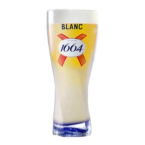 Kronenbourg 1664 Blanc Tumbler Beer Glass 50 Cl France Beer Glasses