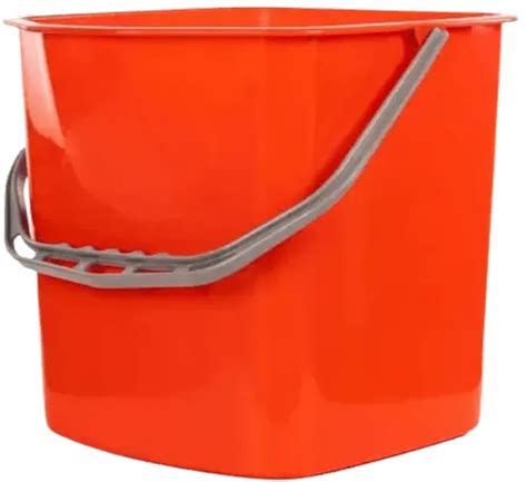 Mrinmoyee Ltr Plastic Bucket Red For Household With Handle At Best