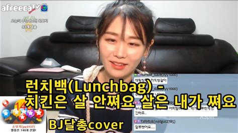 런치백 치킨은 살 안쪄요 살은 내가 쪄요bj달총cover 아프리카tv Vod