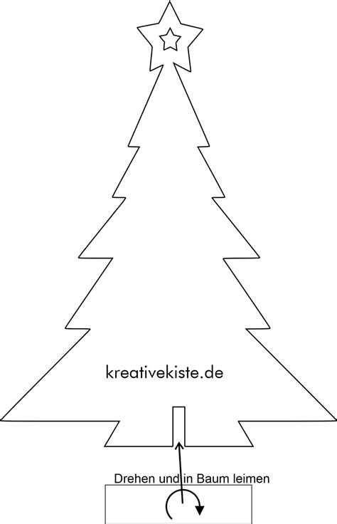 Tannenbaum Basteln Papier Vorlage Zum Ausdrucken Weihnachtbaum