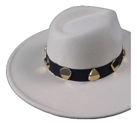 Sombrero Fieltro Pa O Ala Ancha Tira Accesorios Hombre Mujer Env O Gratis