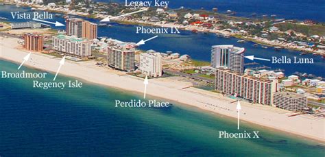 Aerial Condo Map Of Orange Beach Real Estate Your Lower Al Agent