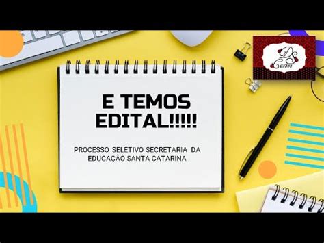 APRESENTAÇÃO EDITAL PROCESSO SELETIVO SED YouTube