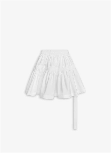 AlaÏa Womens Skater Skirt In Cotton Poplin AlaÏa Us