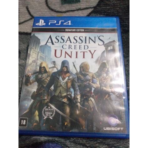 Assassins Creed Unity Ps4 Mídia Física Escorrega O Preço