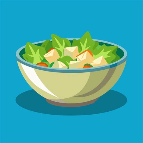 Caesar Salad Vector Premium Ai Generated Vector