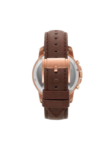 Fossil Fs5068 Grant Chronograph Brown Leather Strap Watch Balilene