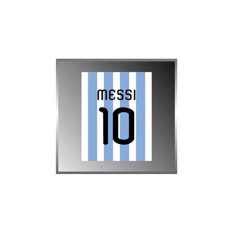 Lionel Messi Number 10 Argentina Vinyl Decal Bumper Sticker 4x 5 on PopScreen