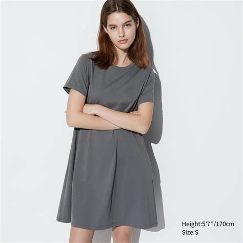 Airism Cotton Short Sleeve Mini Dress Uniqlo Us