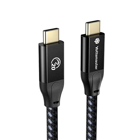 100w Usb C To Usb C Cable20gbps 66ft Usb32 Gen2x2 Braided Usbc Charging Cable 2m With E