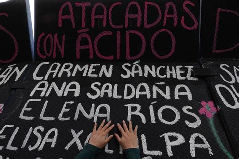 Impunes 94 de casos de ataques con ácido a mujeres activistas 24 Horas