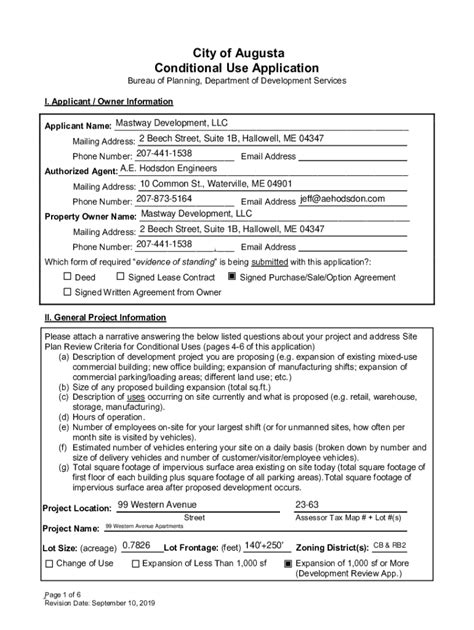 Fillable Online Conditional Use Permit Application Instructions Non Fax Email Print