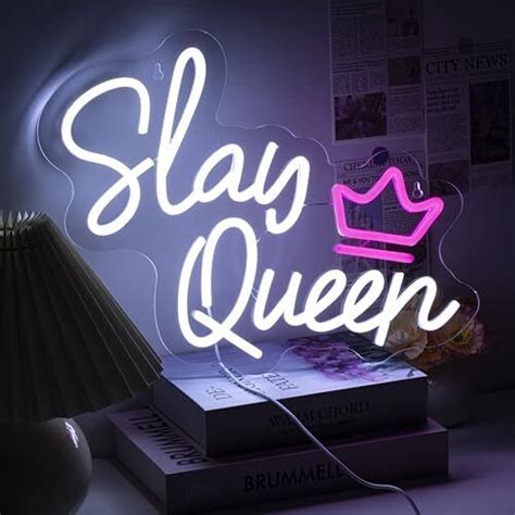 Slay Queen Neon Signled Neon Lightneon Signs For Wall Decor Neon