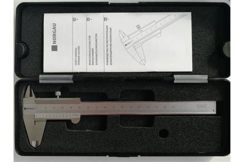 Нониусный штангенциркуль NORGAU 0-150мм/0,05 мм, тип NCV-1505 040005015 ...