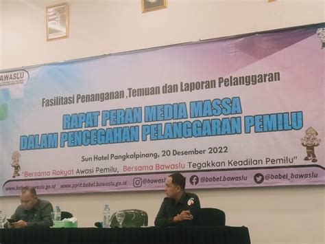 Pentingnya Peran Media Massa Dalam Pencegahan Pelanggaran Pemilu