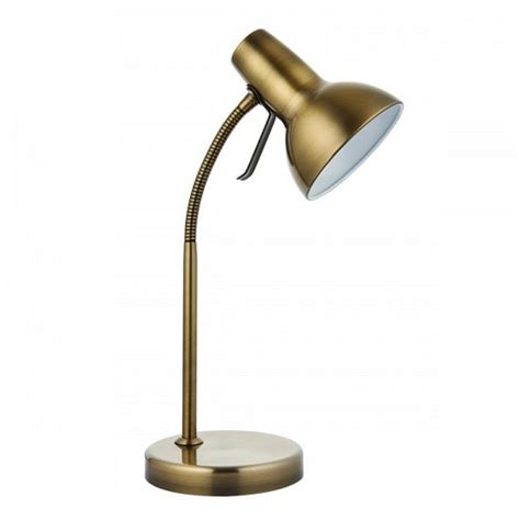 Amalfi USB Table Lamp In Antique Brass Finish | Furniture in Fashion