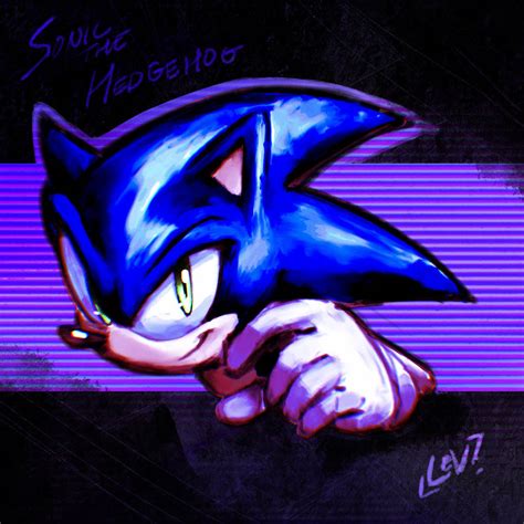 sonic painting  lev  deviantart