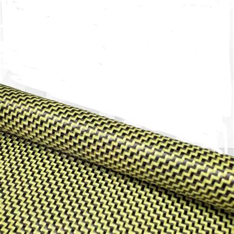 3K 200g Yellow Black Colored Carbon Kevlar Jacquard Aramid Carbon