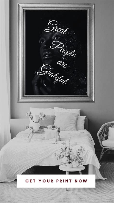 Beautiful Gratitude Art in Black and White Great People Are - Etsy