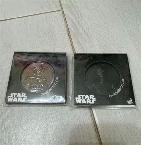 SET 全新 C 3P0 000 Darth Vader 黑武士紀念幣 太古城星球大戰 黑暗之力The Power of the Dark Side Star Wars Hottoys Hot