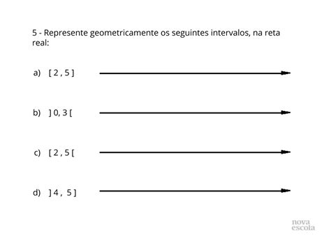 Conceito De Intervalo Na Reta Real Planos De Aula Ano