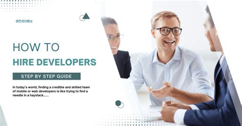 How To Hire Developers As A Startup Step By Step Guide Eitbiz