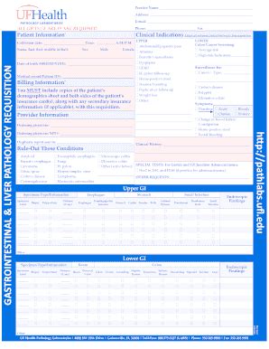 Fillable Online Pathlabs Ufl Pathlabs Ufl Edu Gastrointestinal