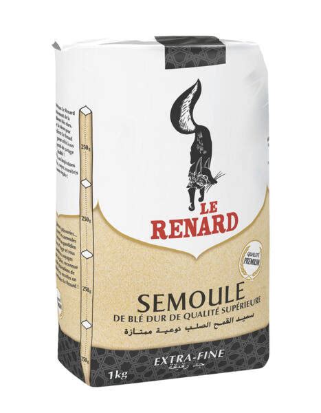 Promo LE RENARD Semoule de blé dur qualité supérieure chez Carrefour Market