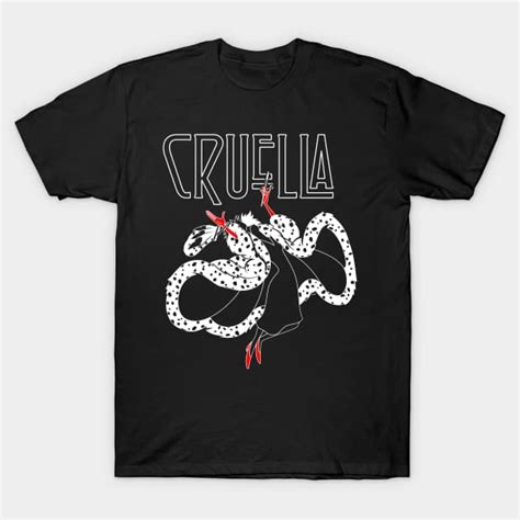 Cruella Cruella De Vil T Shirt By Jay Hai The Shirt List