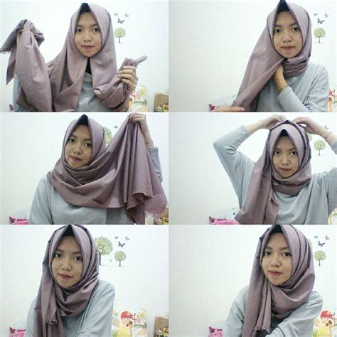 Tutorial Hijab Pashmina Simple Dan Mudah Untuk Remaja